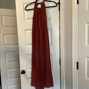 Stylish Rust Maxi Dress